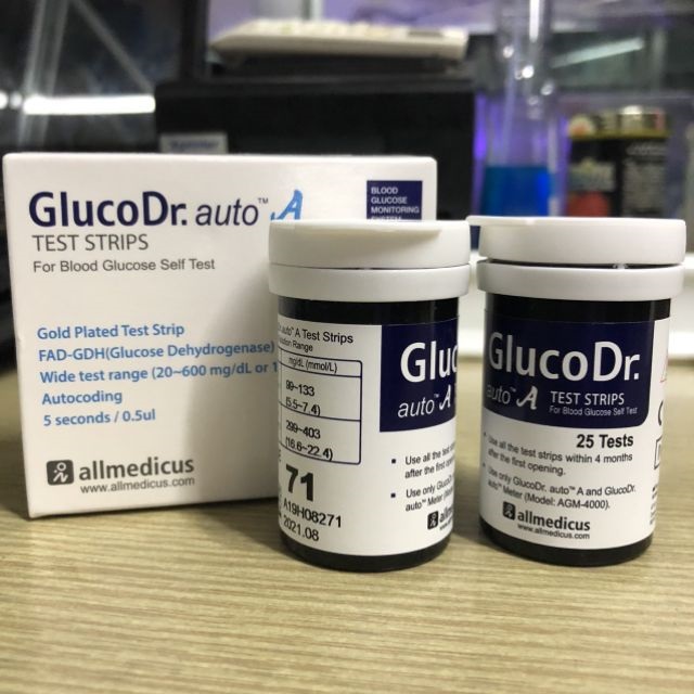 Que thử tiểu đường Gluco Dr Auto