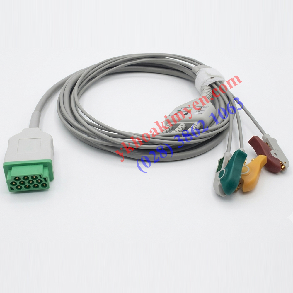 Cáp điện tim máy monitor GE UpnMed U302-23CE