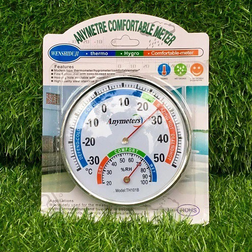 Nhiệt ẩm kế cơ treo tường Anymeters TH101B