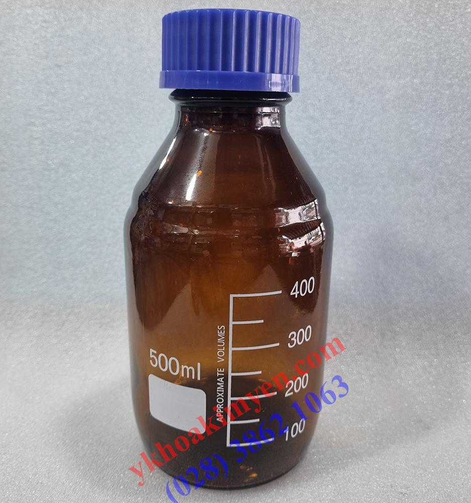 Chai nâu nắp vặn xanh 500ml