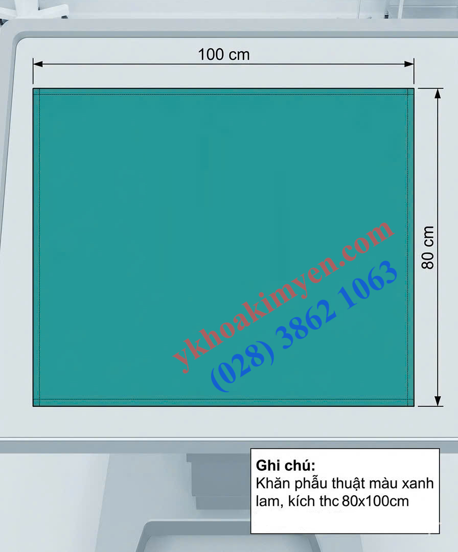 Khăn vải phẫu thuật 80cm x 100cm