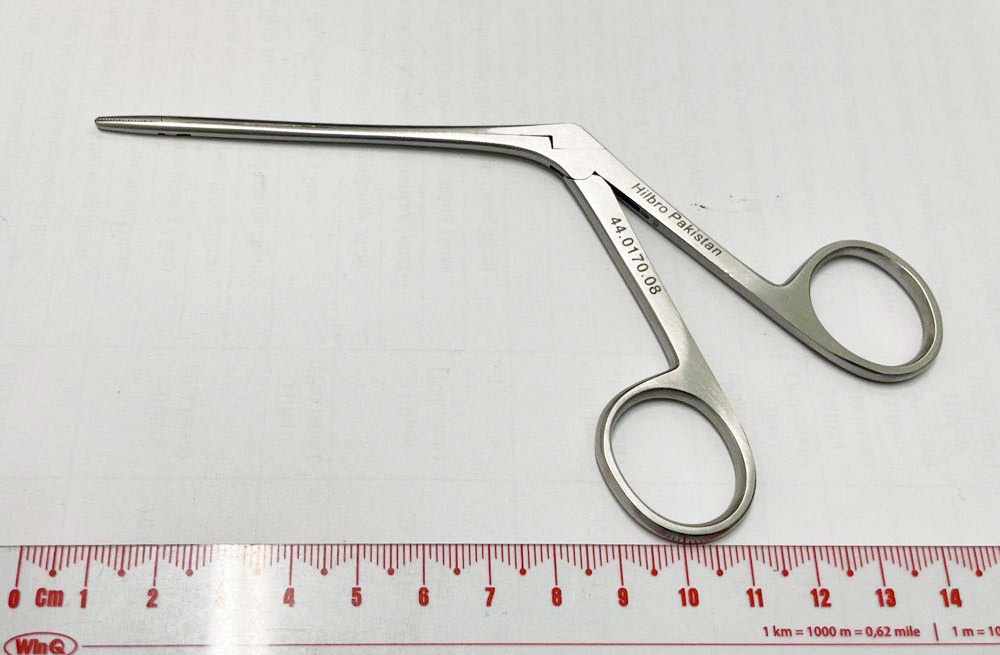 Kẹp gắp dị vật tai Hartmann 7mm, 8.5cm Hilbro 44.0170.08