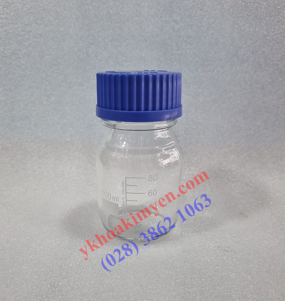 Chai trắng nắp vặn xanh 100ml
