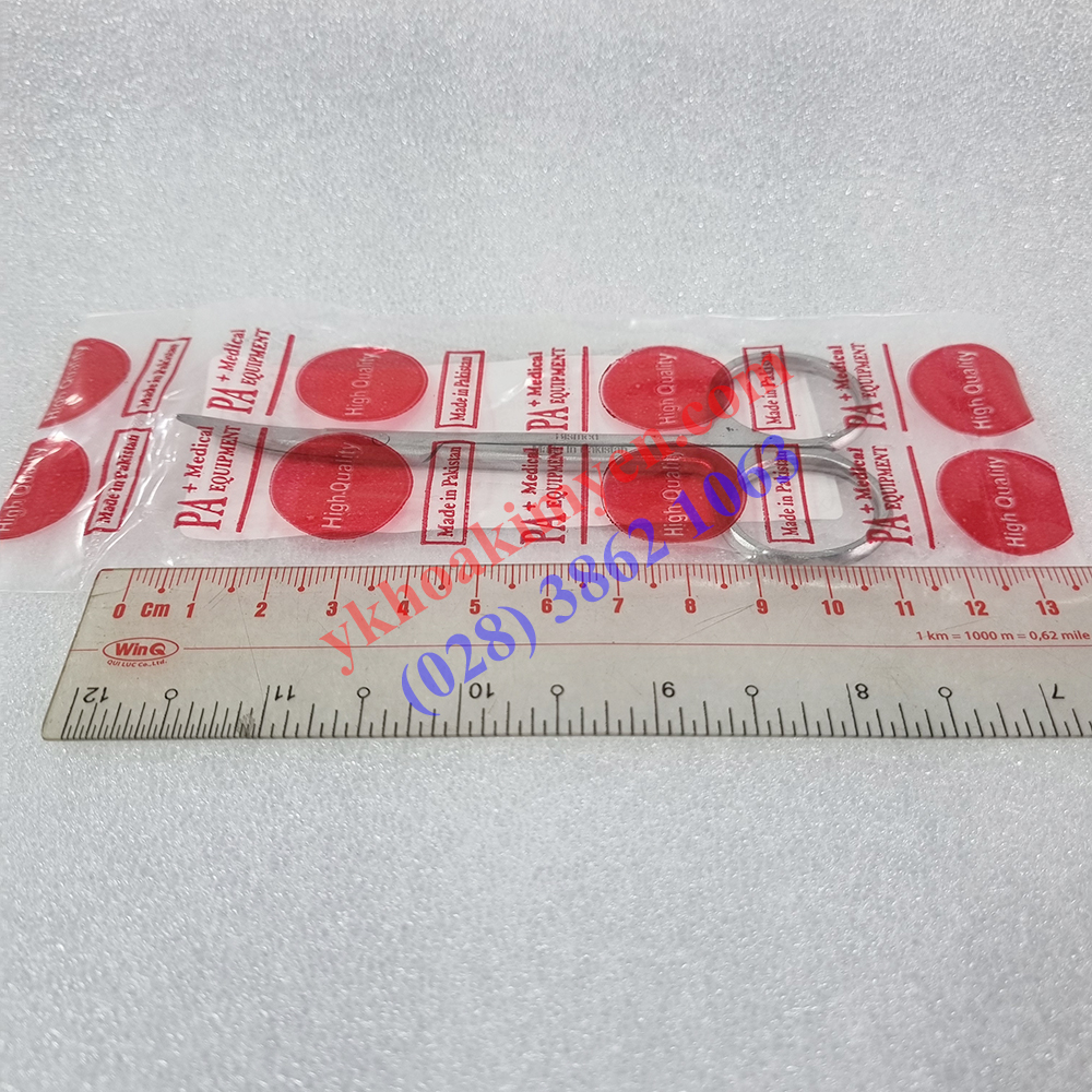Kéo cắt chỉ 11.5cm cong 2 đầu nhọn (Bismed)