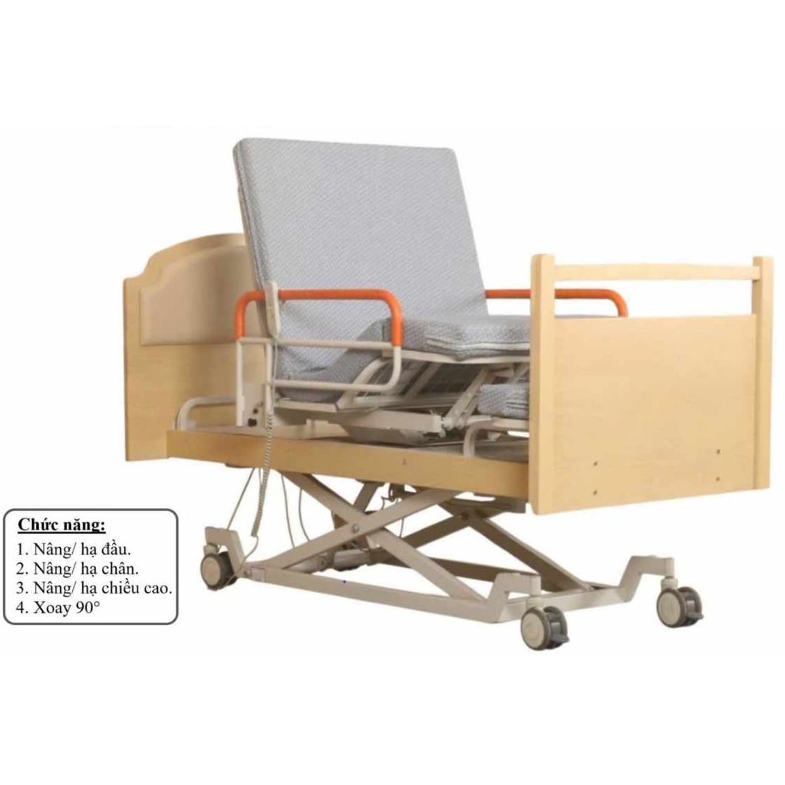 Giường bệnh điều khiển điện Lucass GB-5XE