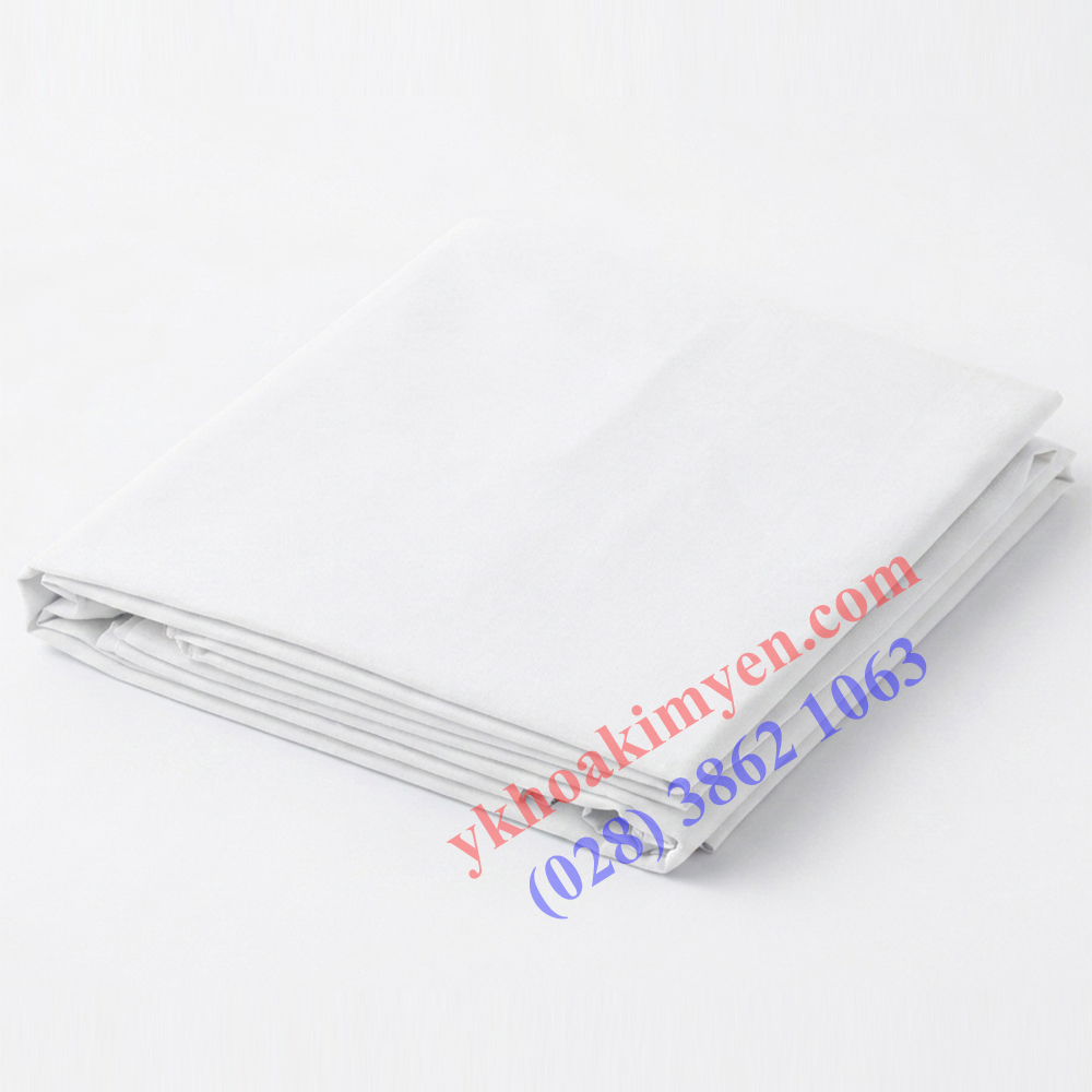 Drap trải giường y tế màu trắng 260x150cm