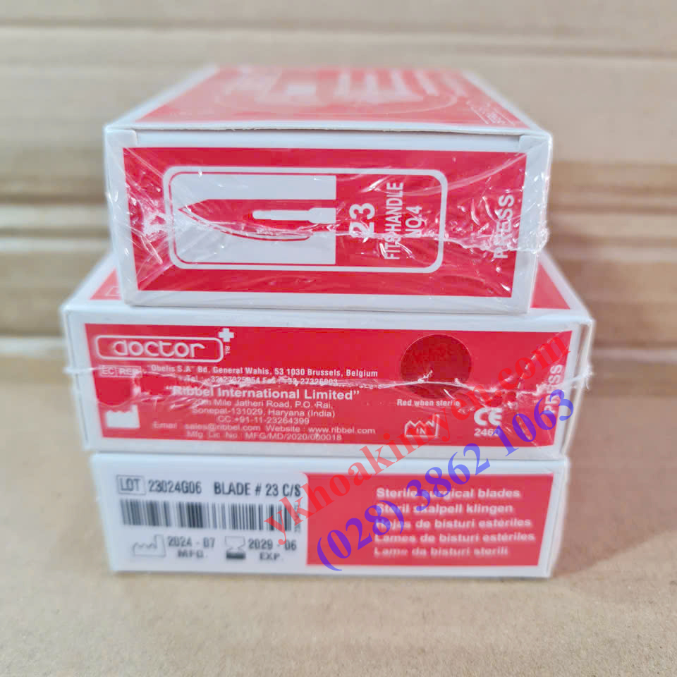 Lưỡi dao mổ DOCTOR số 23 (Ấn)