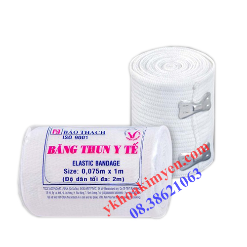 Băng thun y tế Bảo Thạch 2 móc