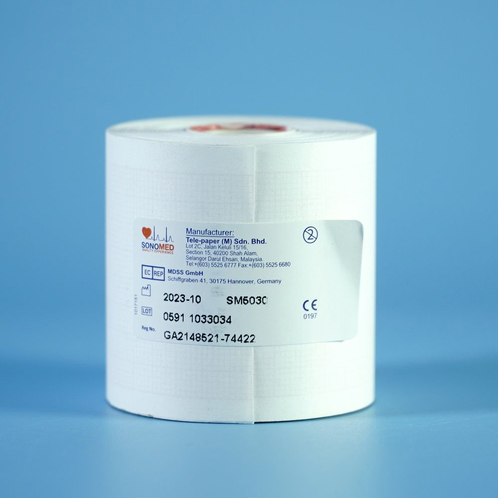 Giấy đo điện tim 50mm x 30m Sonomed ML