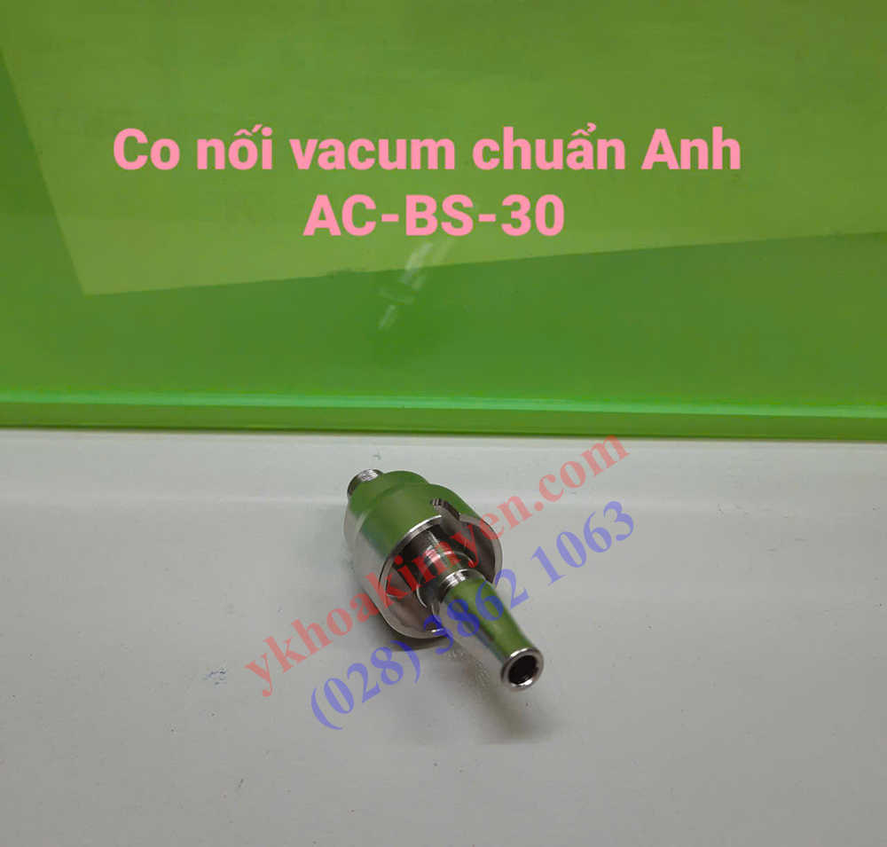 Co nối nhanh Vacuum, chuẩn Anh, code: AC-BS-30