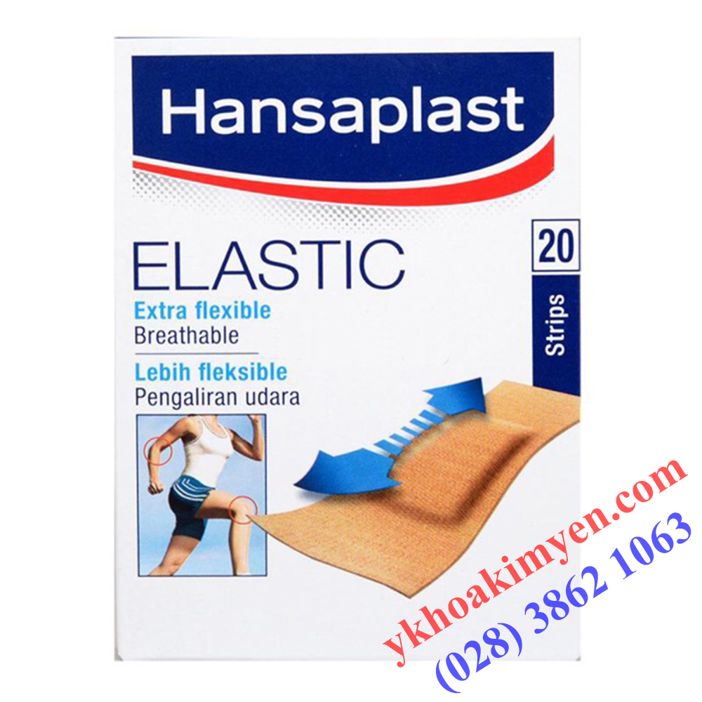 Băng keo cá nhân Hansaplast Elastic 20 miếng