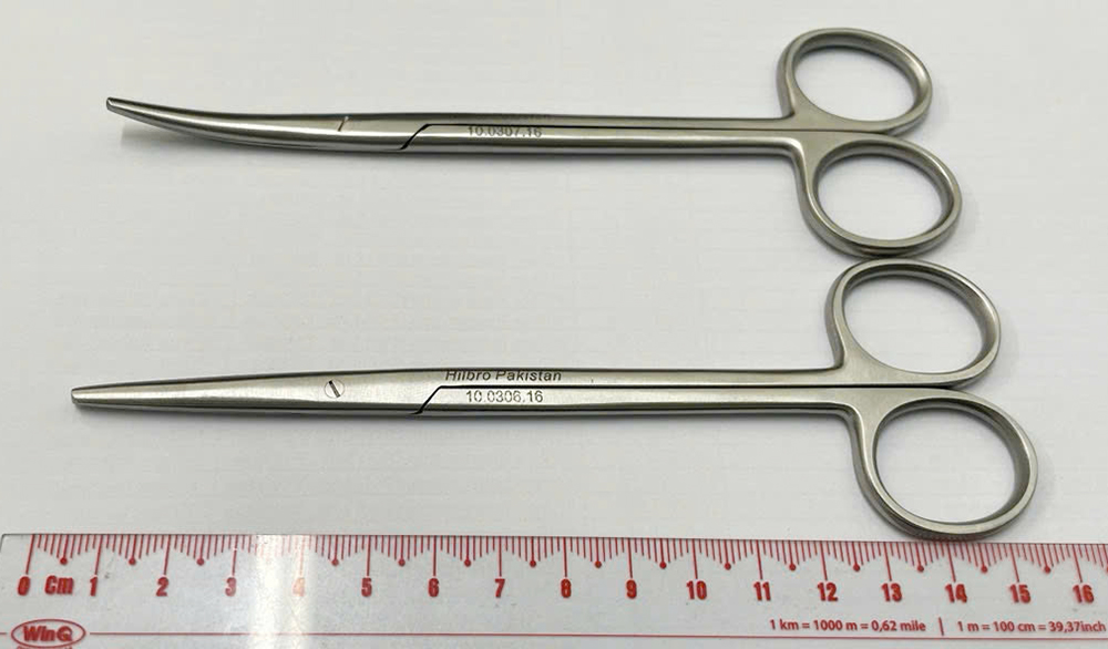 Kéo phẫu thuật Lexer thẳng 16cm Hilbro 10.0306.16