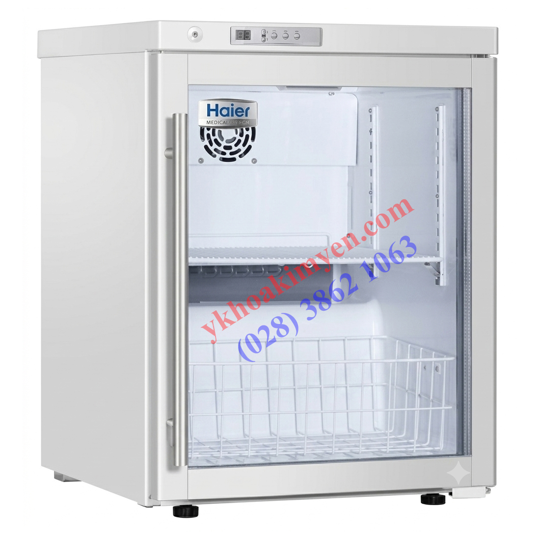 Tủ bảo quản vắc xin, thuốc, dược phẩm 68 lít, cửa kính HYC-68A