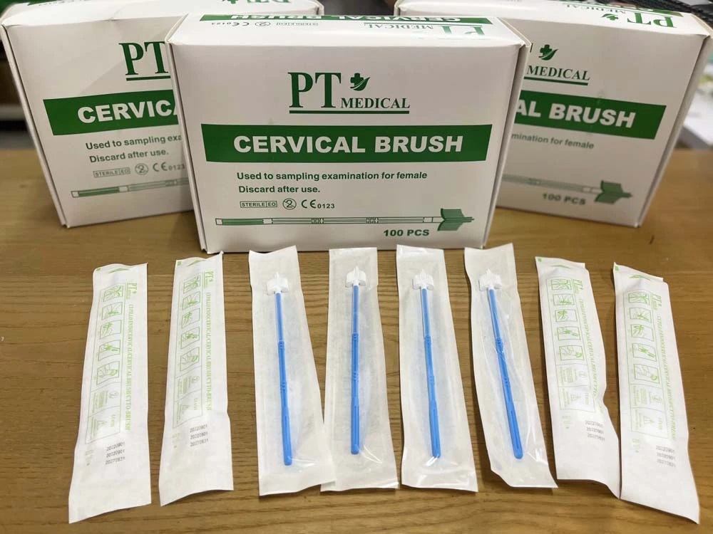 Que chổi nhựa lấy bệnh phẩm nữ tiệt trùng PTmedical