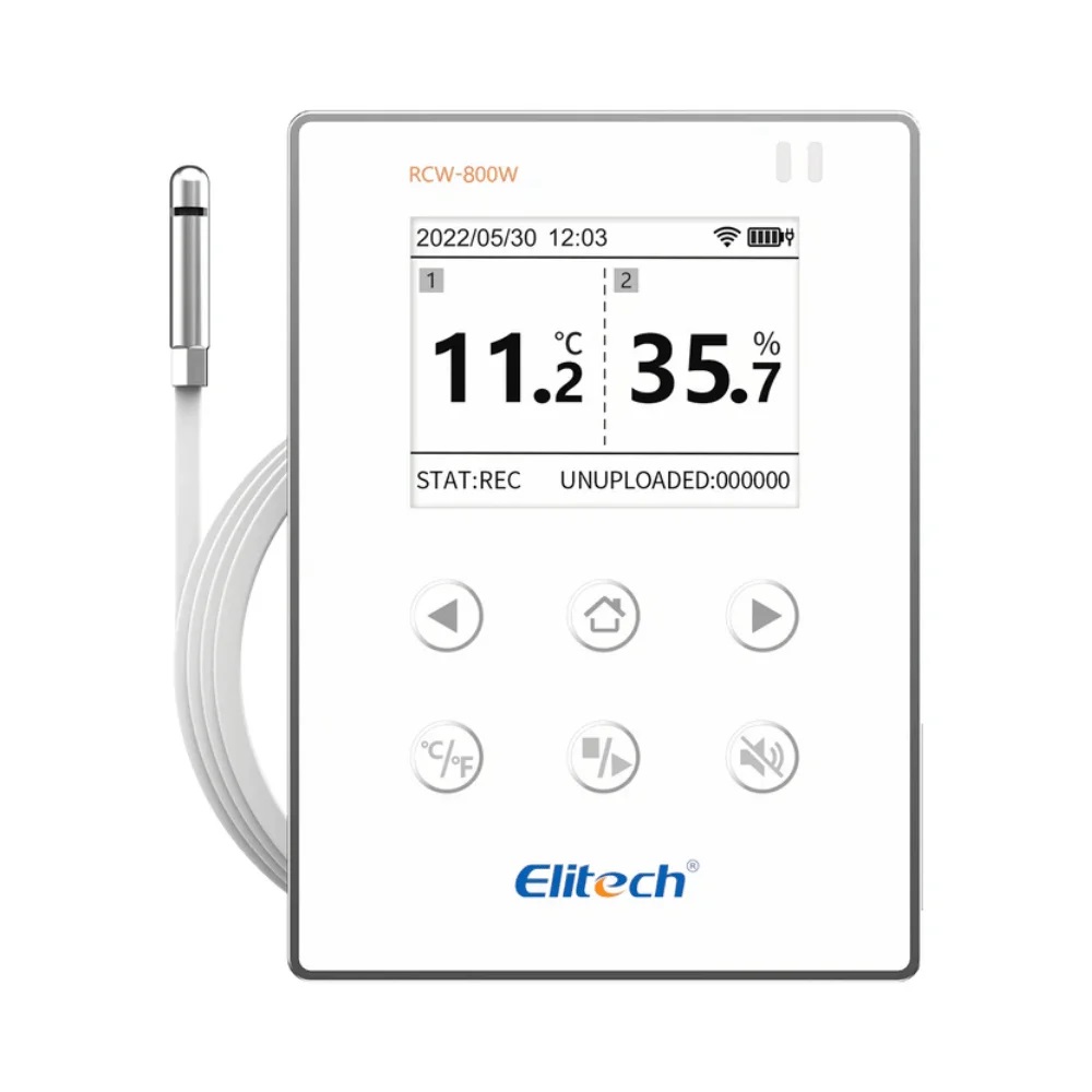 Nhiệt ẩm kế tự ghi Wifi Elitech RCW-800W