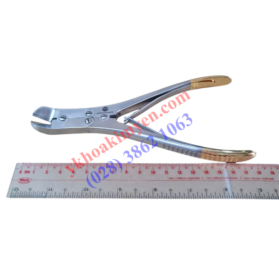 Kềm cộng lực cắt đinh 18cm Cán vàng có TC