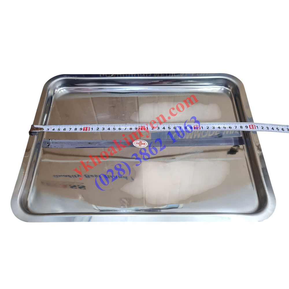 Khay đựng dụng cụ inox 30x40x2cm (VSI)