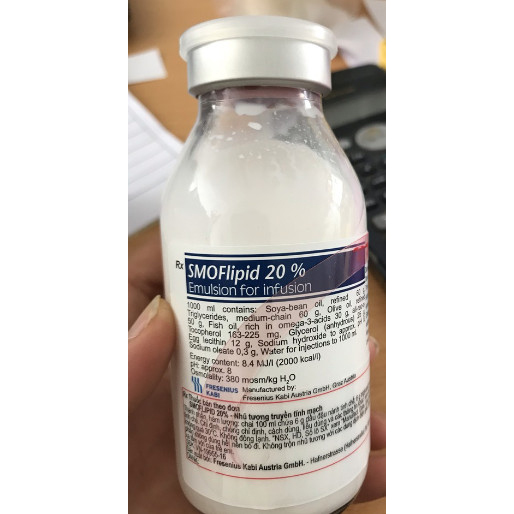 Nhủ dịch lipid 20% 100ml