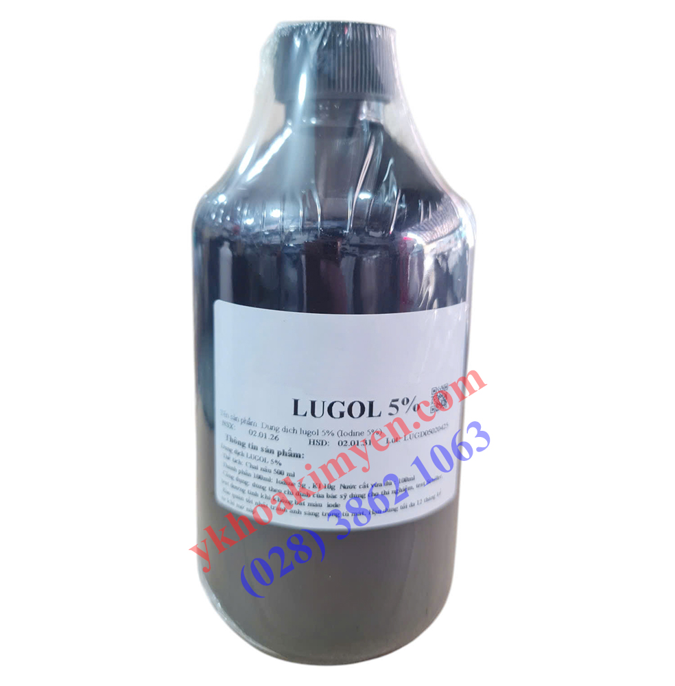 Dung dịch Lugol 5% 500ml (KV)