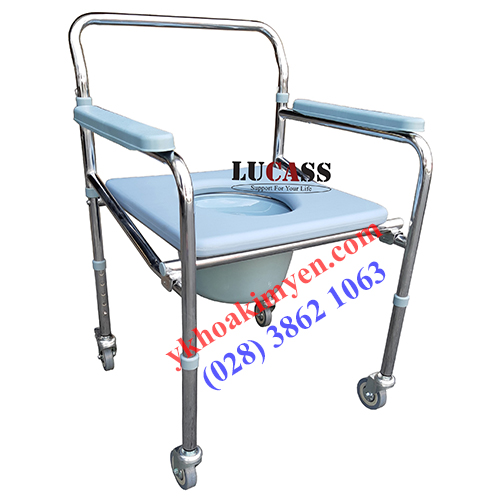Ghế bô vệ sinh có bánh xe Lucass G-26