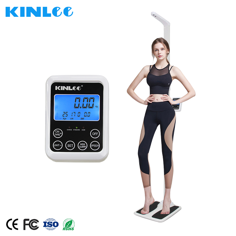 Cân sức khỏe có thước đo chiều cao tự động Kinlee BL200