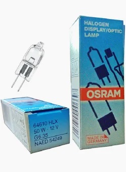Bóng đèn Halogen Osram 64610 HLX 50W 12V G6,35
