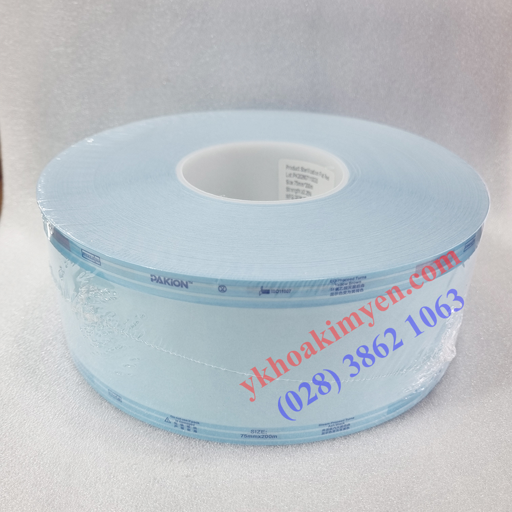 Túi ép dẹp 75mm x 200m (Pakion-TQ)