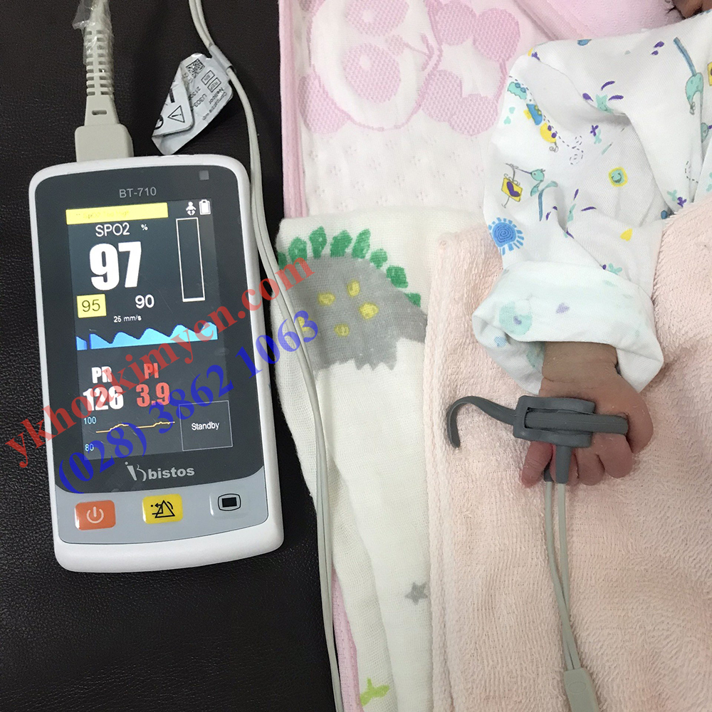 Máy đo SpO2 cầm tay Bistos BT-710 (trẻ sơ sinh)
