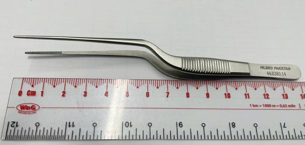 Kẹp bông phẫu thuật Jansen 14cm Hilbro 44.0280.14