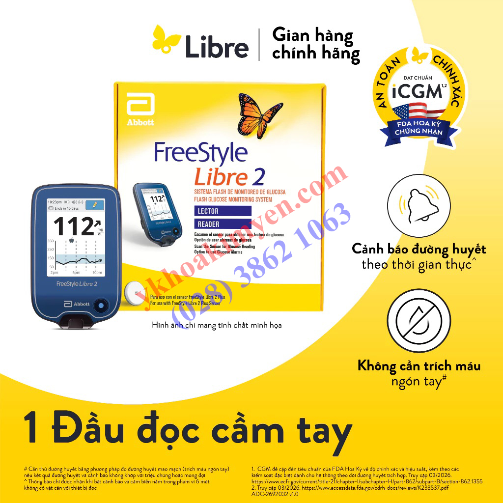Đầu đọc cầm tay FreeStyle Libre 2