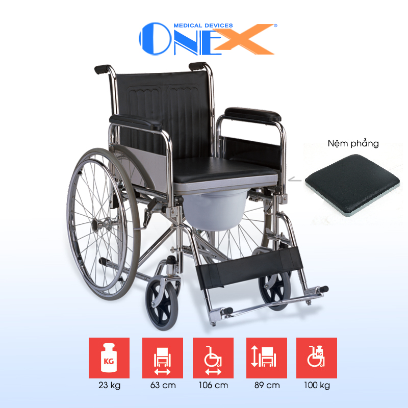 Xe lăn bô phẳng ONE-X 608F