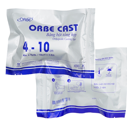 Băng bột tổng hợp ORBECAST 10cmx3.6m Băng bột tổng hợp ORBECAST 10cmx3.6m