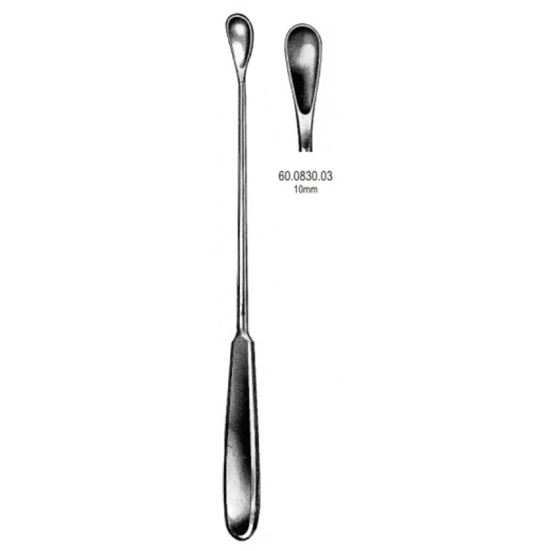 Muỗng nạo tử cung đặc Hilbro 60.0830.03