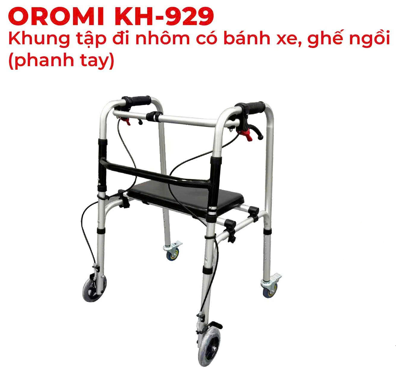 Khung tập đi có ghế ngồi Oromi KH-929