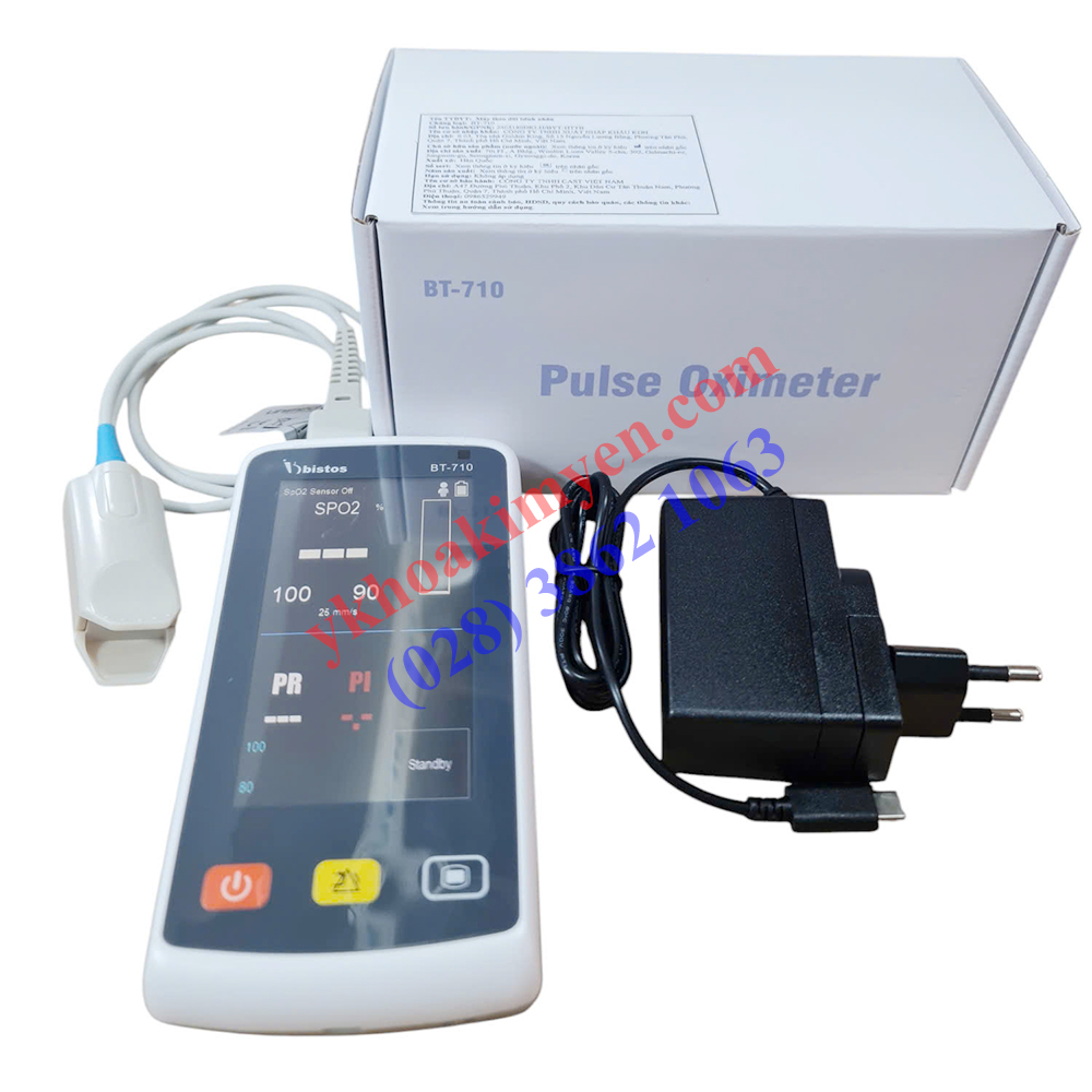 Máy đo SpO2 cầm tay Bistos BT-710 (người lớn)