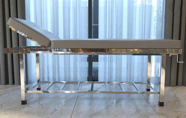 Giường khám bệnh 1 tay quay