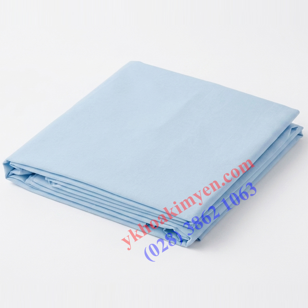 Drap trải giường y tế xanh dương 260x150cm