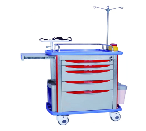 Tủ đẩy dụng cụ cấp cứu TAJERMY TJM-TC02