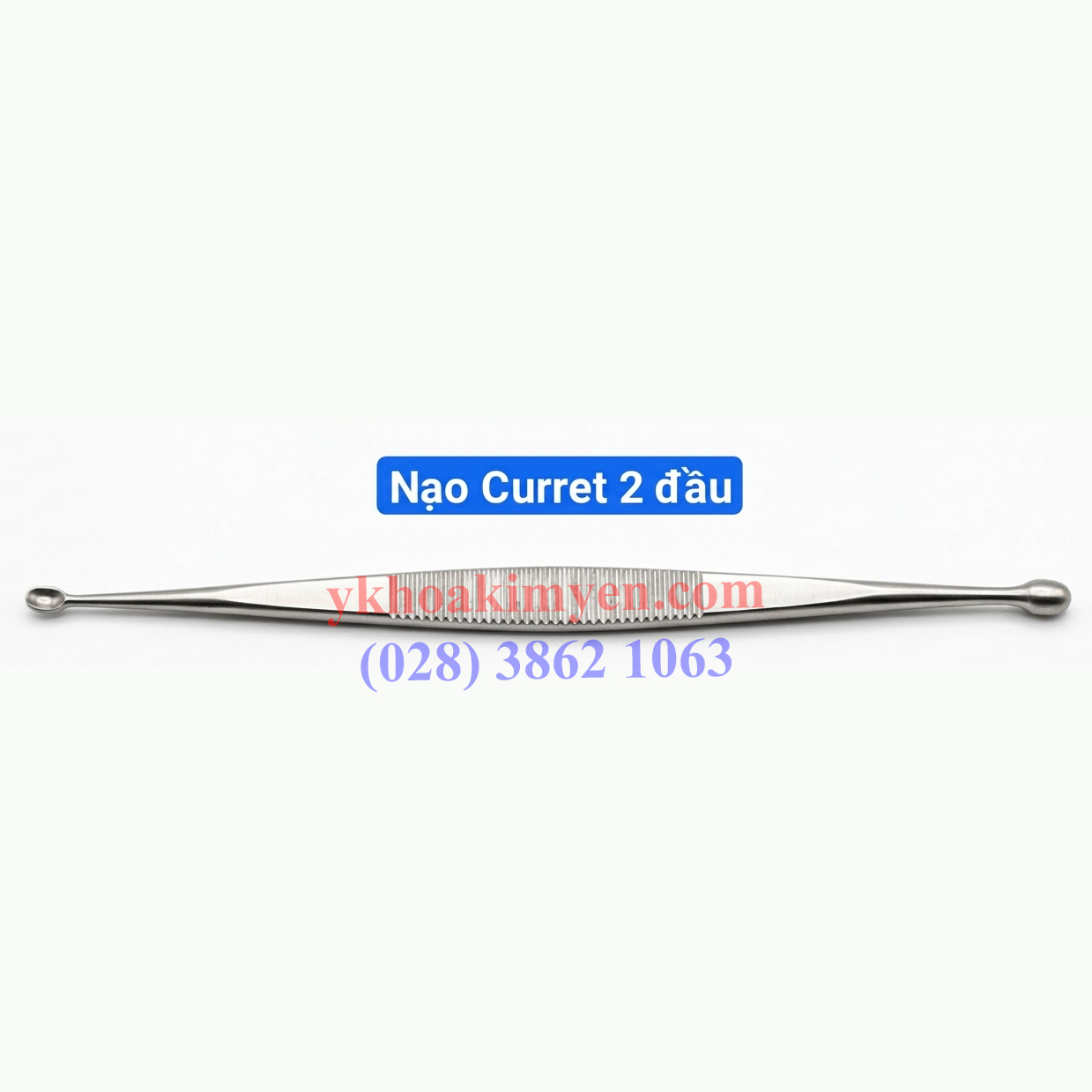 Cây nạo Curet 2 đầu (2 đầu đặc) Cây nạo Curet 2 đầu (2 đầu đặc)