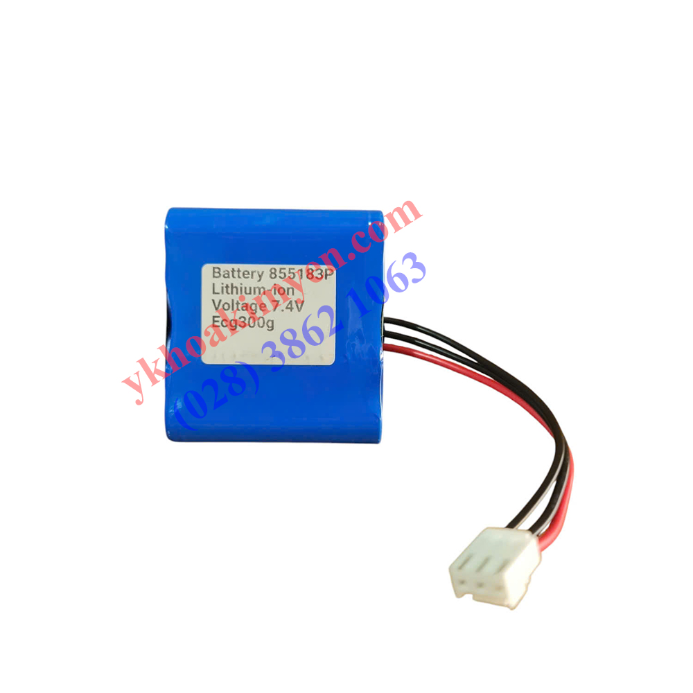Pin 7.4V (dùng máy đo điện tim 6 cần Contec ECG-600G)