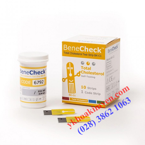 Que thử mỡ máu Cholesterol BeneCheck