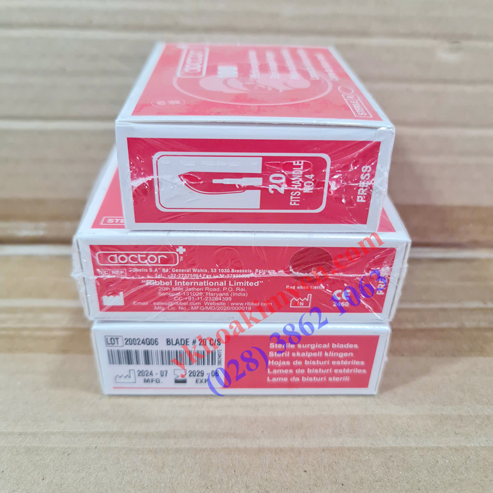 Lưỡi dao mổ DOCTOR số 20 (Ấn)