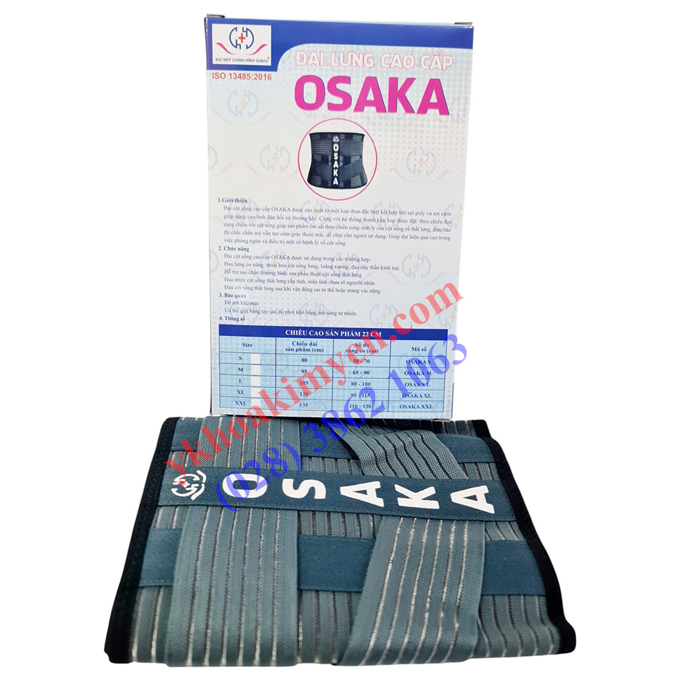Đai cột sống cao cấp OSAKA size M (65-80cm)
