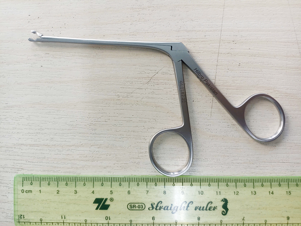 Kẹp gắp dị vật tai Hartmann Hilbro 44.0182.20
