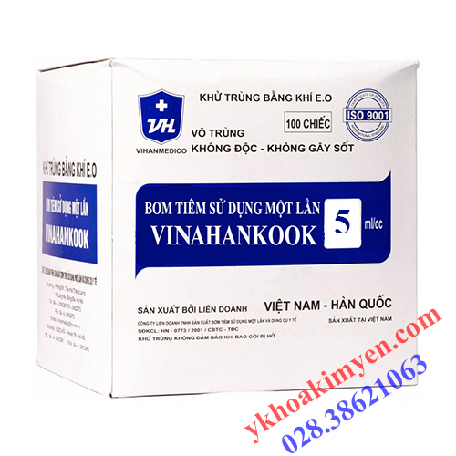 Bơm tiêm Vinahankook 5ml