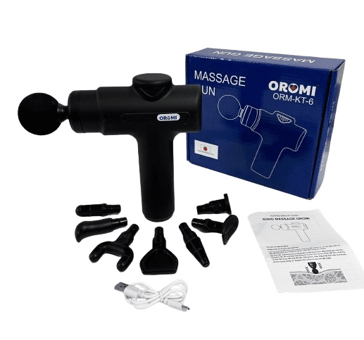 Súng massage cầm tay cao cấp 8 đầu Oromi ORM-KT-6