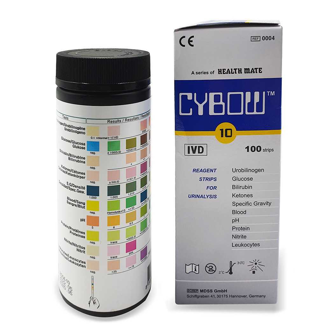 Que thử nước tiểu 10 thông số Cybow 10